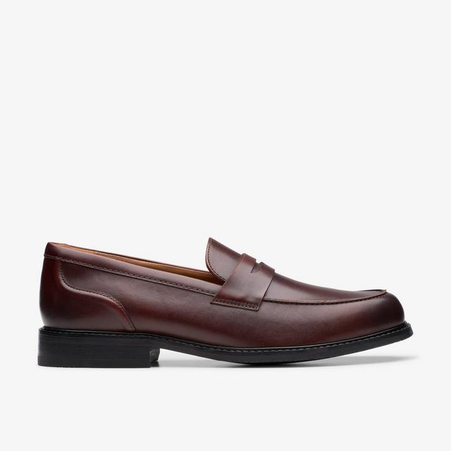 Clarks HOMBRES CraftArlo Lo en cuero color tostado CraftArlo Lo