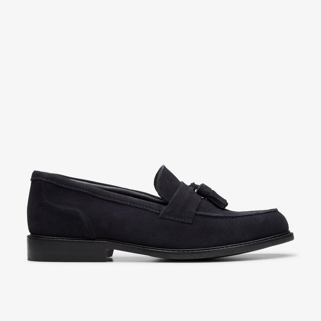 Clarks HOMBRES CraftArlo Step en ante azul marino CraftArlo Step