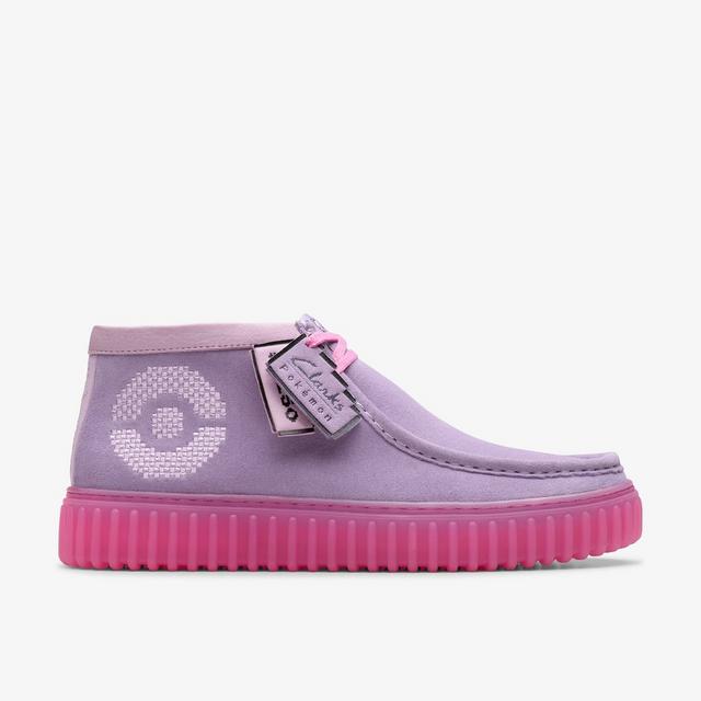 Clarks HOMBRES Pokémon X Clarks Torhill Explore Gris/Rosa Botas