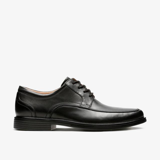 Clarks HOMBRES Un Aldric Park Cuero Negro Un Aldric Park