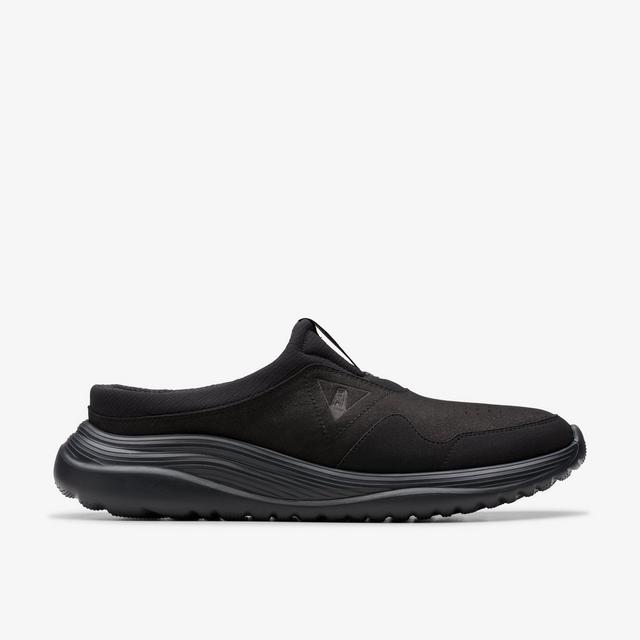 Clarks Mocasín Lt360 para hombre de nobuk negro Ninguno