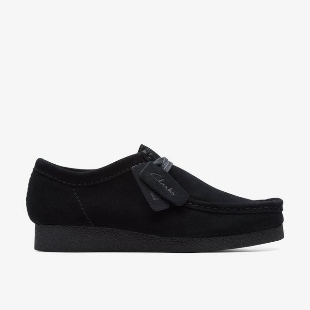 Clarks Mocasines De Ante Negro Para Hombre Wallabee EVO