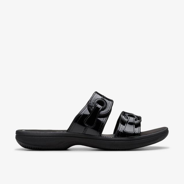 Clarks MUJERES Brinkley Maye de charol color negro Brinkley Maye