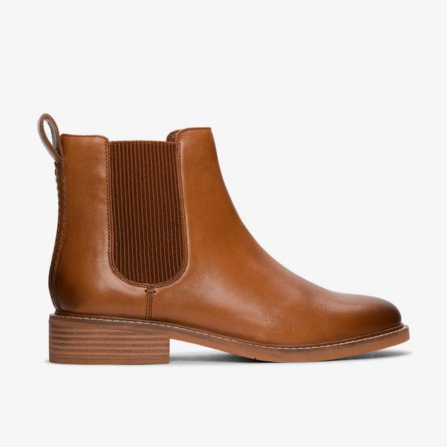 Clarks MUJERES Cologne Arlo 2 Cuero Marrón Tostado Cologne Arlo 2