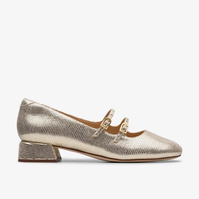 Clarks MUJERES Daiss30 Shine Int color champán Daiss30 Shine