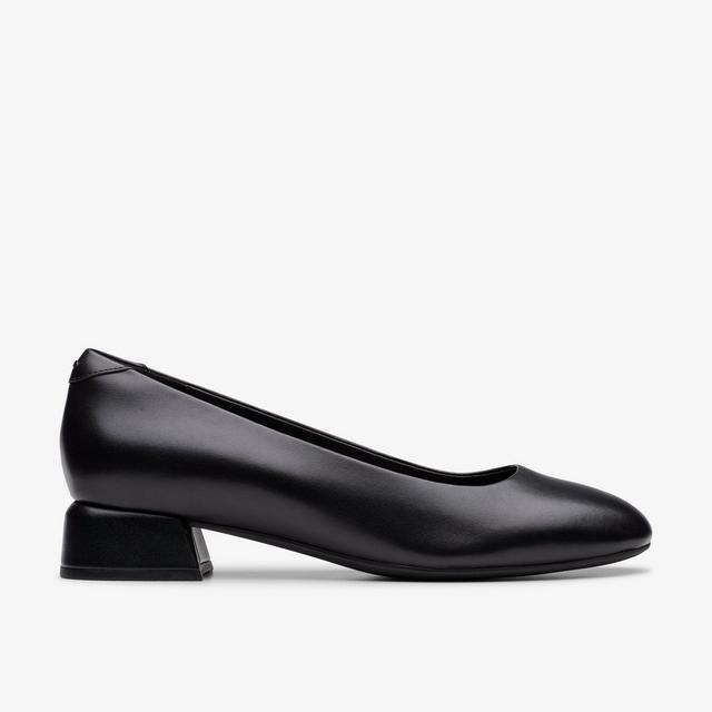 Clarks MUJERES Daiss30 Step en cuero negro Daiss30 Step