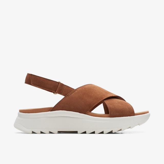 Clarks MUJERES DashLite Wish Ante Marrón Marrón Tostado Oscuro  DashLite Wish