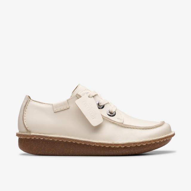 Clarks MUJERES Funny Dream en cuero color crema Funny Dream