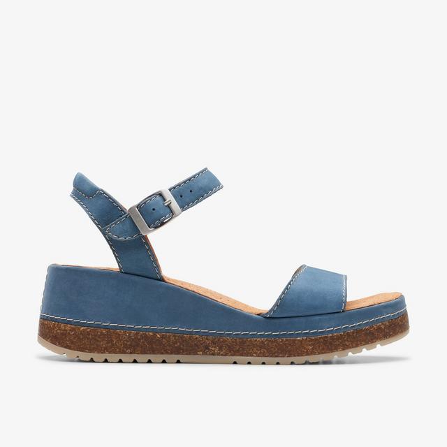 Clarks MUJERES Kassanda Lily Nobuck Azul Kassanda Lily