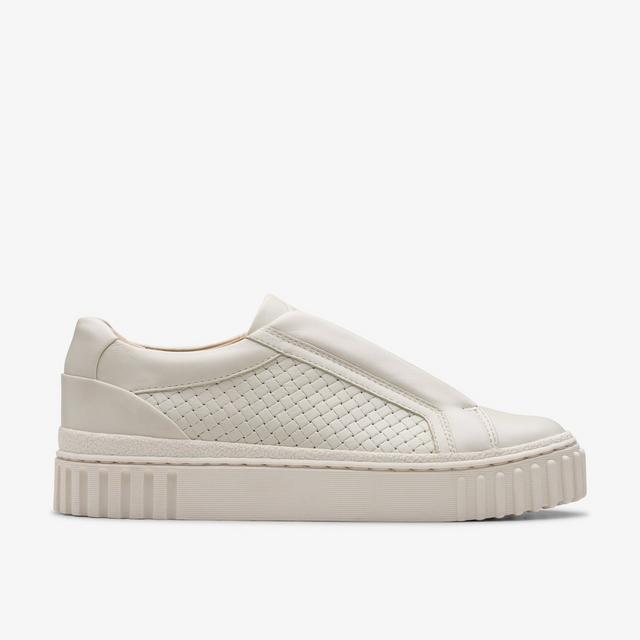 Clarks MUJERES Mayhill Bay en cuero blanco roto Mayhill Bay
