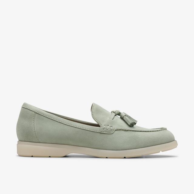 Clarks MUJERES Narini Edge en ante verde claro Narini Edge