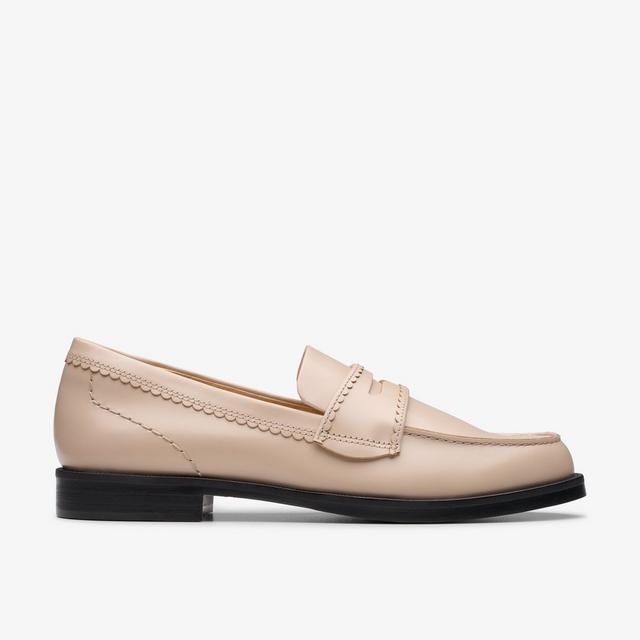 Clarks MUJERES Straven Edge en cuero beis Straven Edge