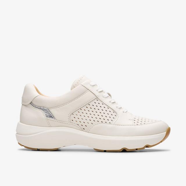 Clarks MUJERES Tivoli Walk blanco roto combinado Tivoli Walk