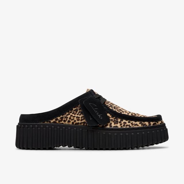Clarks MUJERES Torhill Mule en estampado de leopardo Torhill Mule