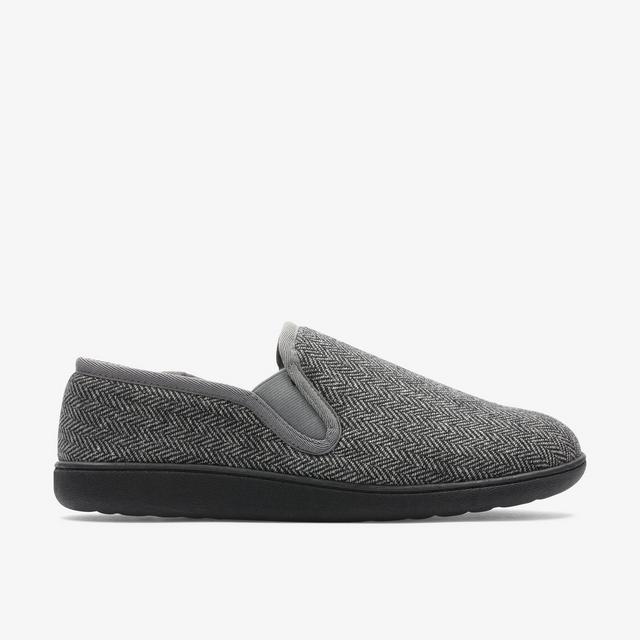 Clarks Pantuflas de interés King Ease para hombre en gris oscuro