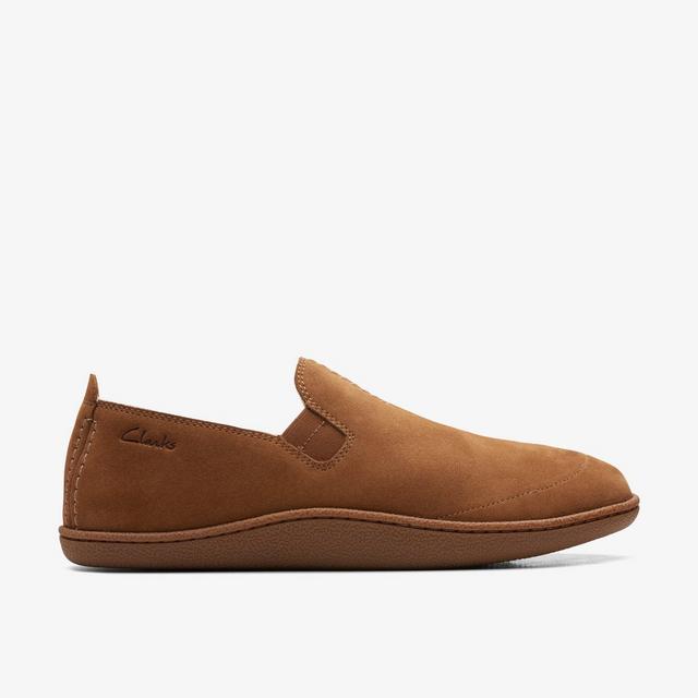 Clarks Zapatillas De Ante Color Tostado Para Hombre Home Mocc