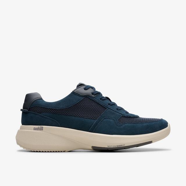 Clarks Zapato para hombre Lehman Race en combinación de colores azul marino Lehman Race