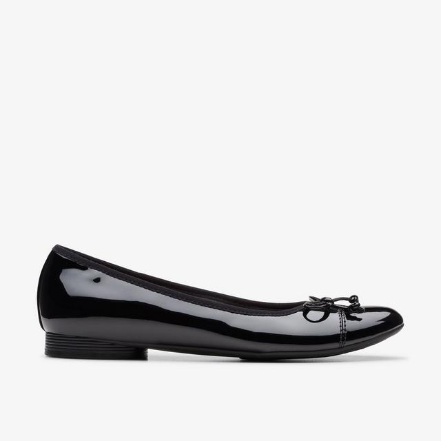 Clarks Zapatos de charol negro para mujer Loreleigh Rae