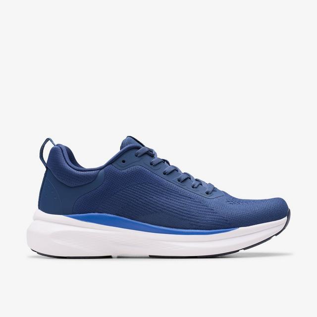 Clarks Zapatos Deportivos Sprint Race De Punto Azul Marino Para Hombre
