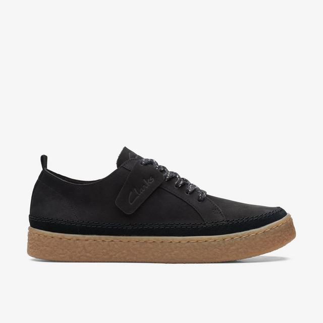 Clarks Zapatos Derby De Nobuk Negro Para Mujer Barleigh Lace