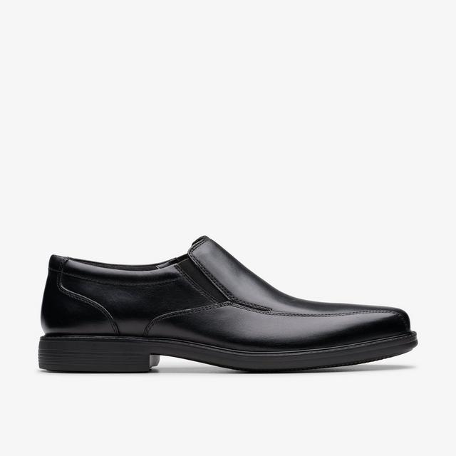 Clarks Zapatos sin cordones negros para hombre Bolton Free II