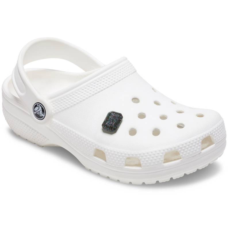 Crocs Gema De Purpurina Arco Iris Negra