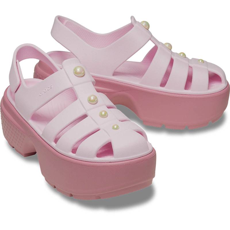 Crocs Sandalias Cangrejeras De Mujer Stomp Pearl U