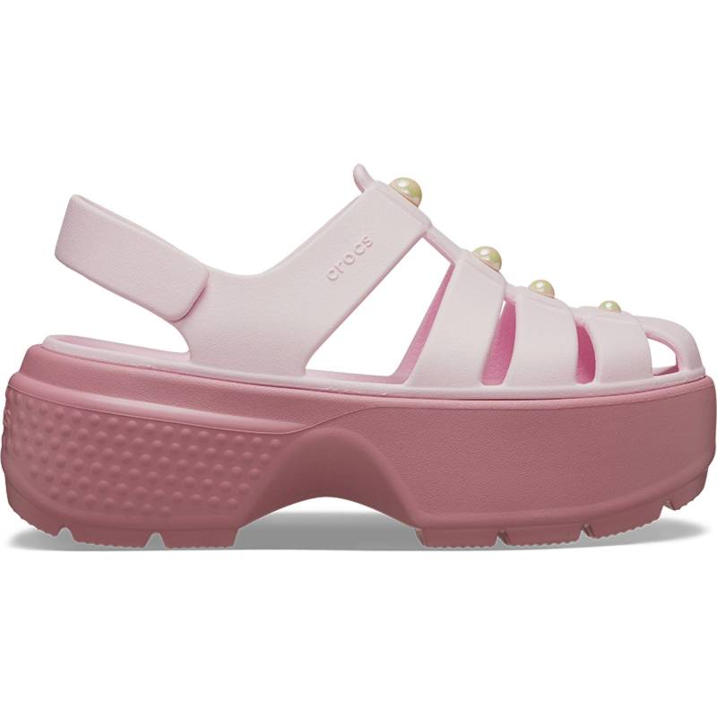 Crocs Sandalias cangrejeras de mujer Stomp Pearl U