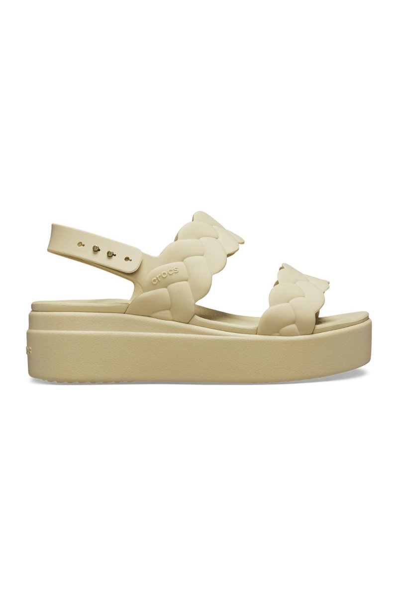 Crocs Sandalias de mujer Brooklyn trenzada W