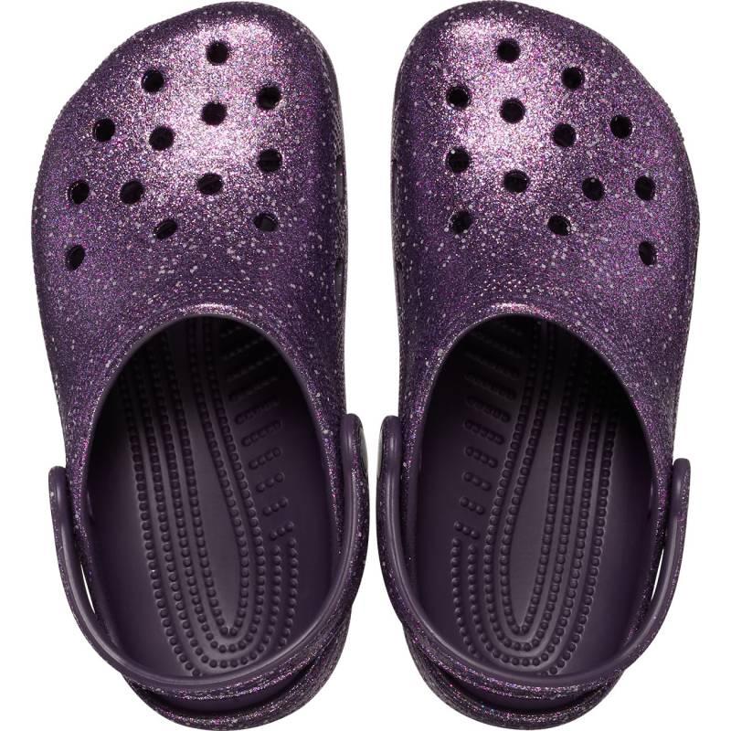 Crocs Zueco De Niños Classic Space Glitter K