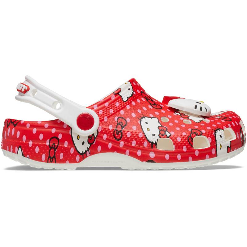 Crocs Zuecos de niño Classic Hello Kitty Red K