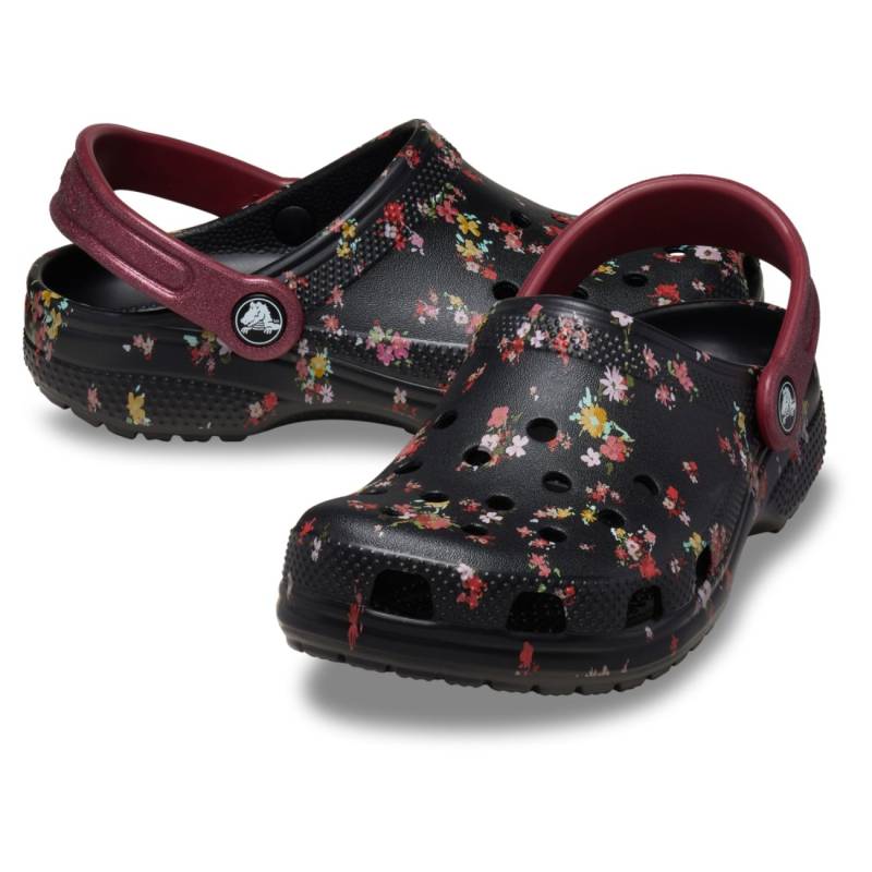 Crocs Zuecos De Niños Classic Ditsy Floral K