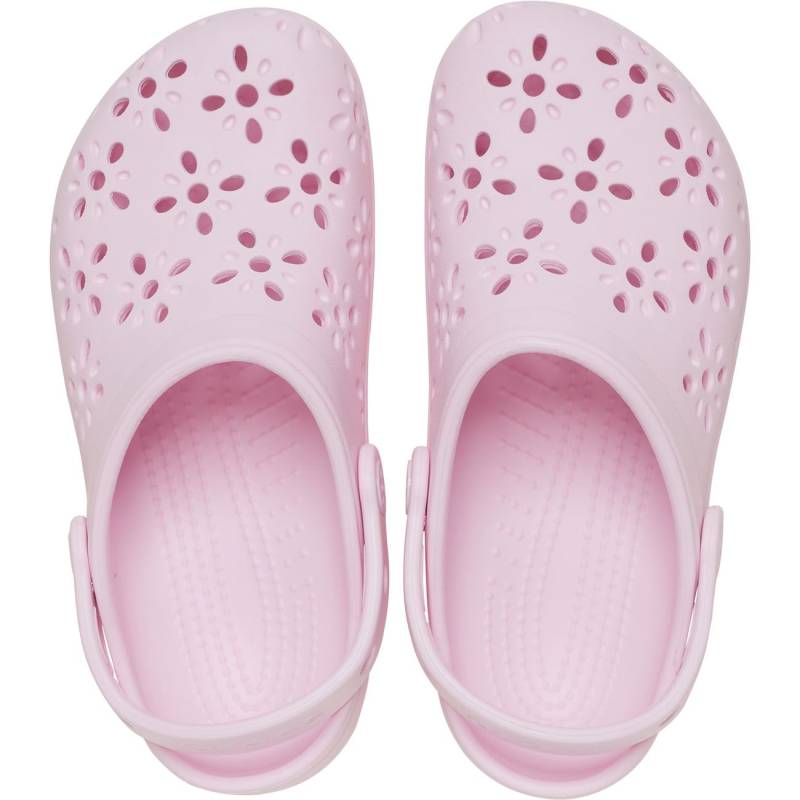 Crocs Zuecos De Niños Classic Floral Cut Out K