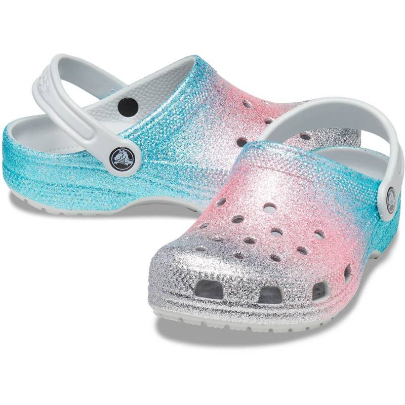 Crocs Zuecos De Niños Classic Glitter K