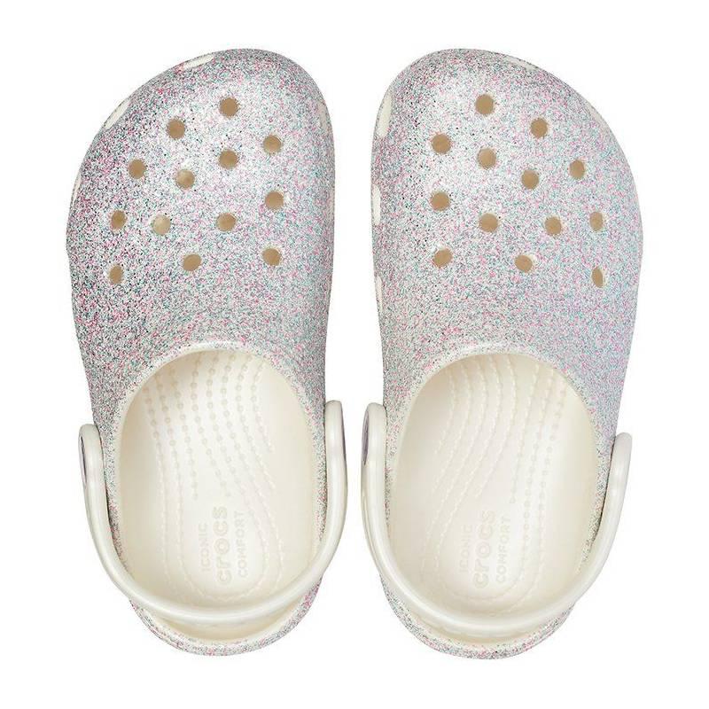 Crocs Zuecos De Niños Classic Glitter T