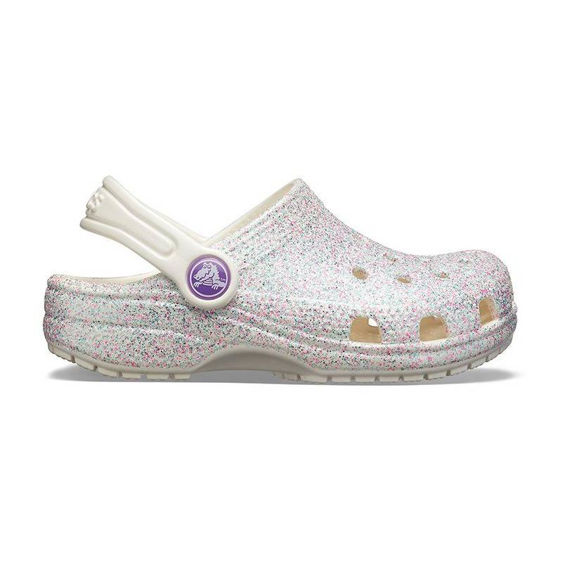 Crocs Zuecos de niños Classic Glitter T