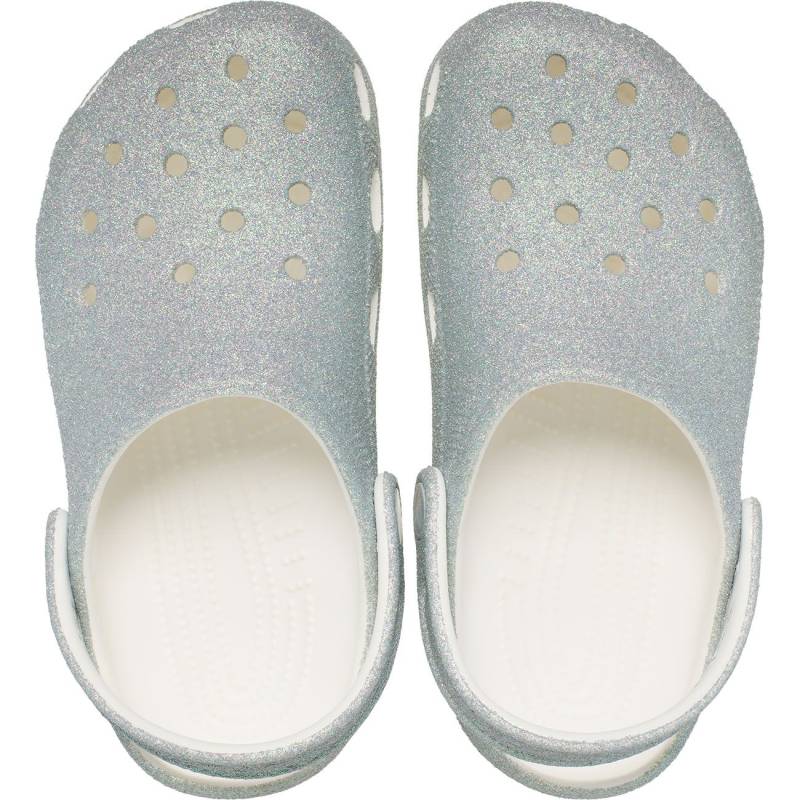 Crocs Zuecos De Niños Classic Iridescent Glitter K