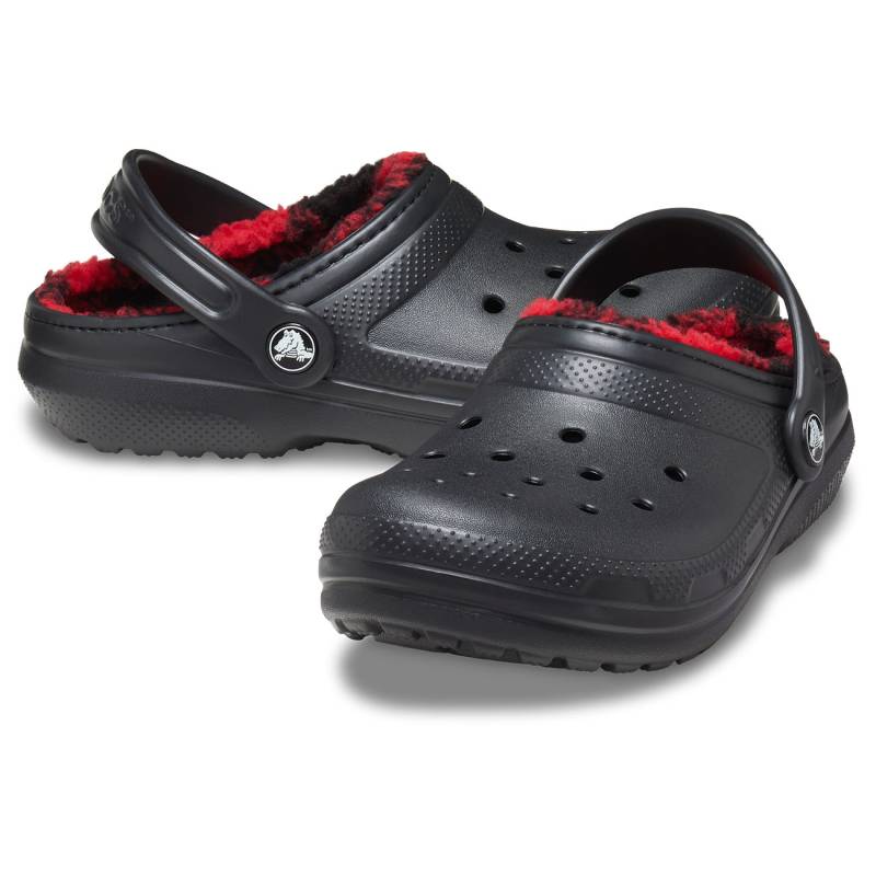 Crocs Zuecos De Niños Classic Lined Buff Check K