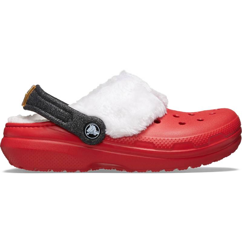 Crocs Zuecos De Niños Classic Lined Santa Clog K