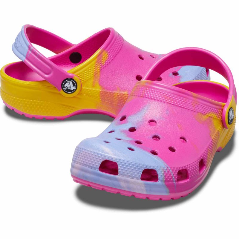 Crocs Zuecos De Niños Classic Ombre K