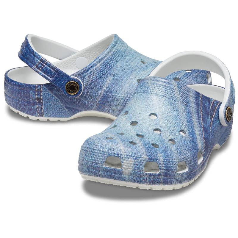 Crocs Zuecos Unisex Classic Denim U