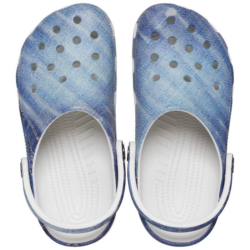 Crocs Zuecos Unisex Classic Denim U