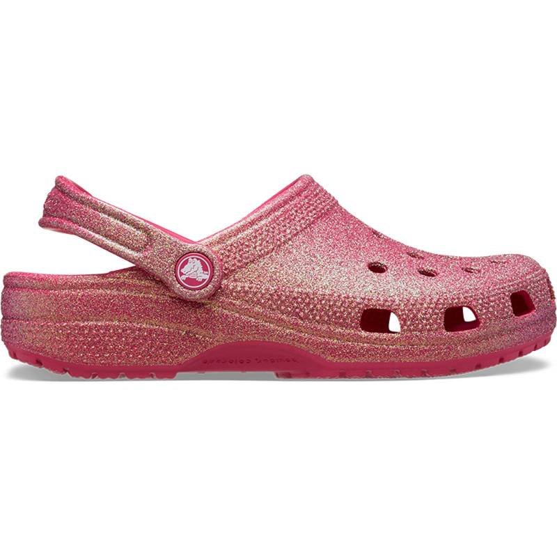 Crocs Zuecos Unisex Classic Iridescent Glitter U