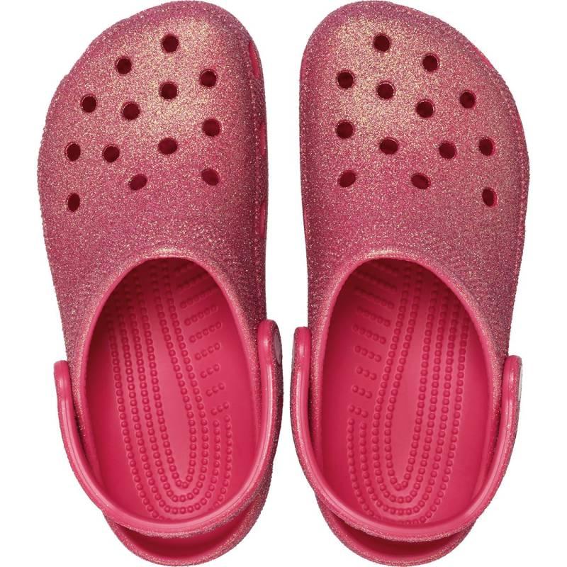 Crocs Zuecos Unisex Classic Iridescent Glitter U