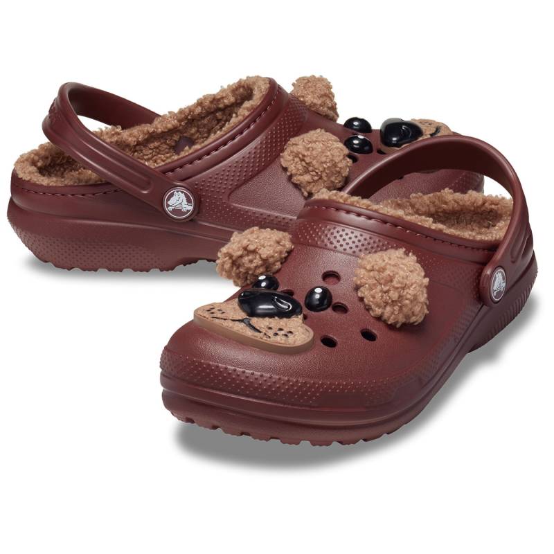 Crocs Zuecos De Niños Classic Lined I AM Brown Bear T