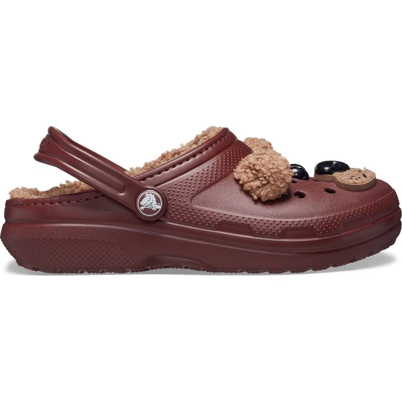 Crocs Zuecos de niños Classic Lined I AM Brown Bear T