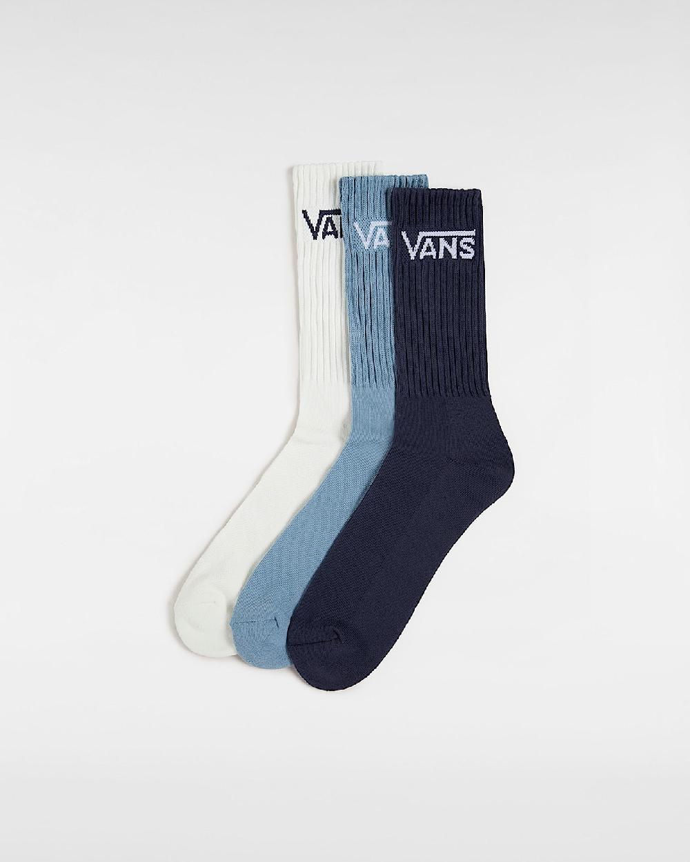Vans Calcetines Altos Classic (3 Pares) En Azul| Vans ES