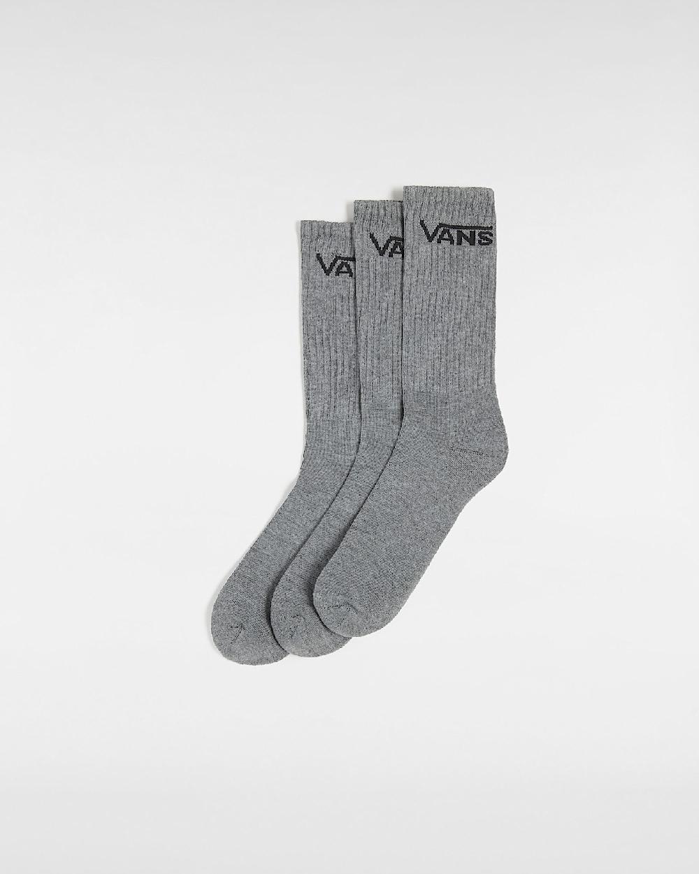 Vans Calcetines Altos Classic (3 Pares) En Gris| Vans ES