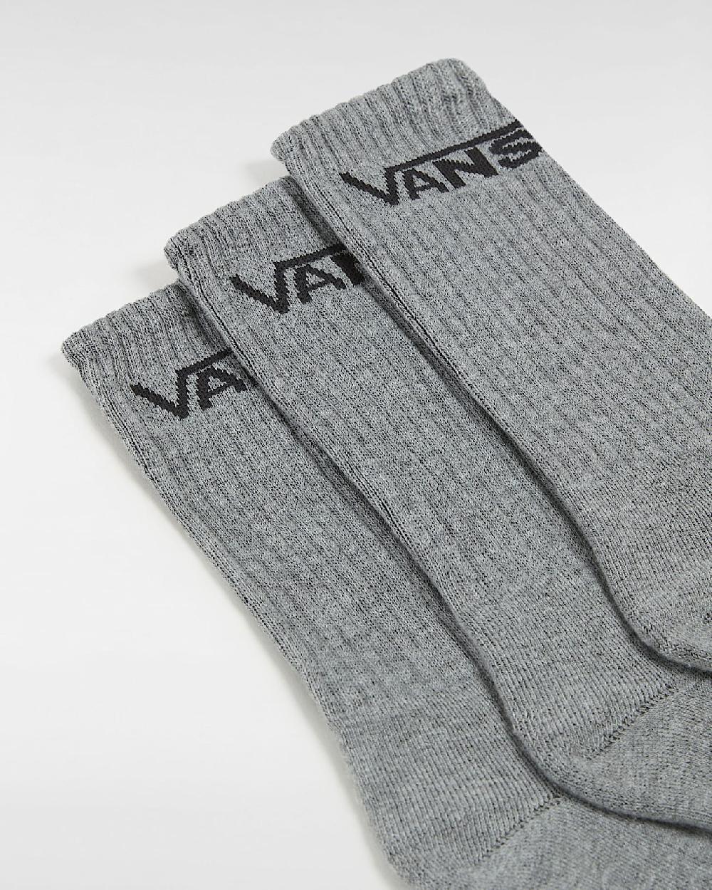 Vans Calcetines Altos Classic (3 Pares) En Gris| Vans ES