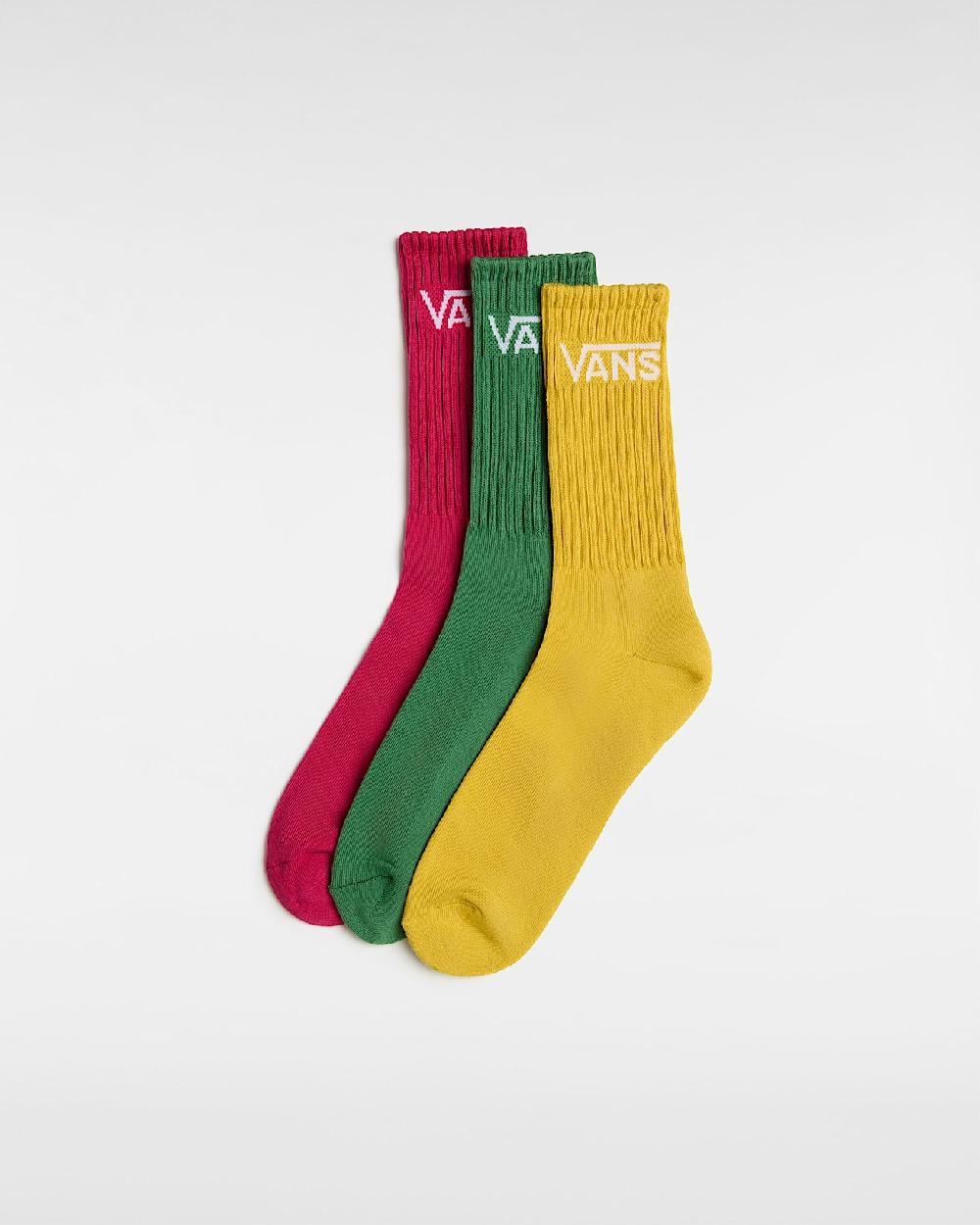 Vans Calcetines Altos Classic (3 Pares) En Rosa| Vans ES